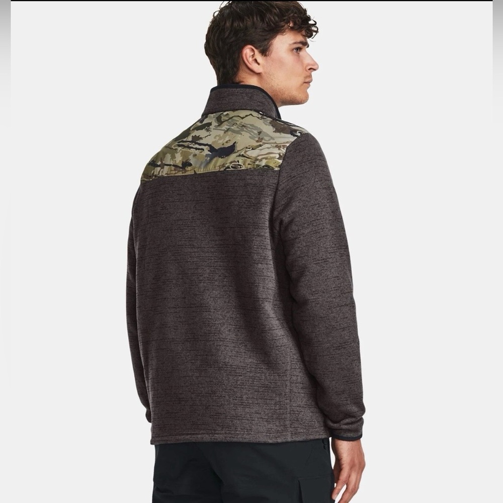 NWT Under Armour UA Specialist Camo Knit Pullover Quarter Zip 2XL - Picture 11 of 11